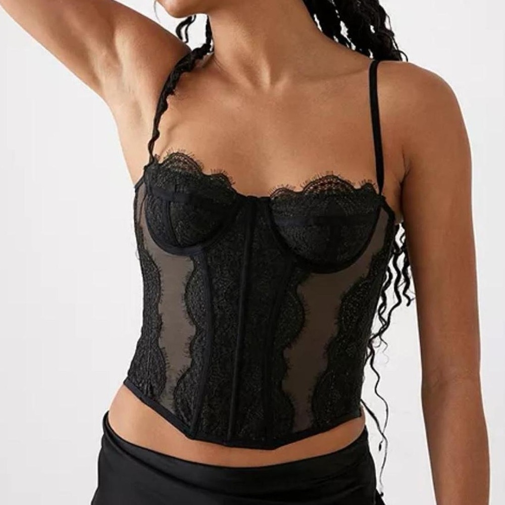 Urban Outfitters Black Corset